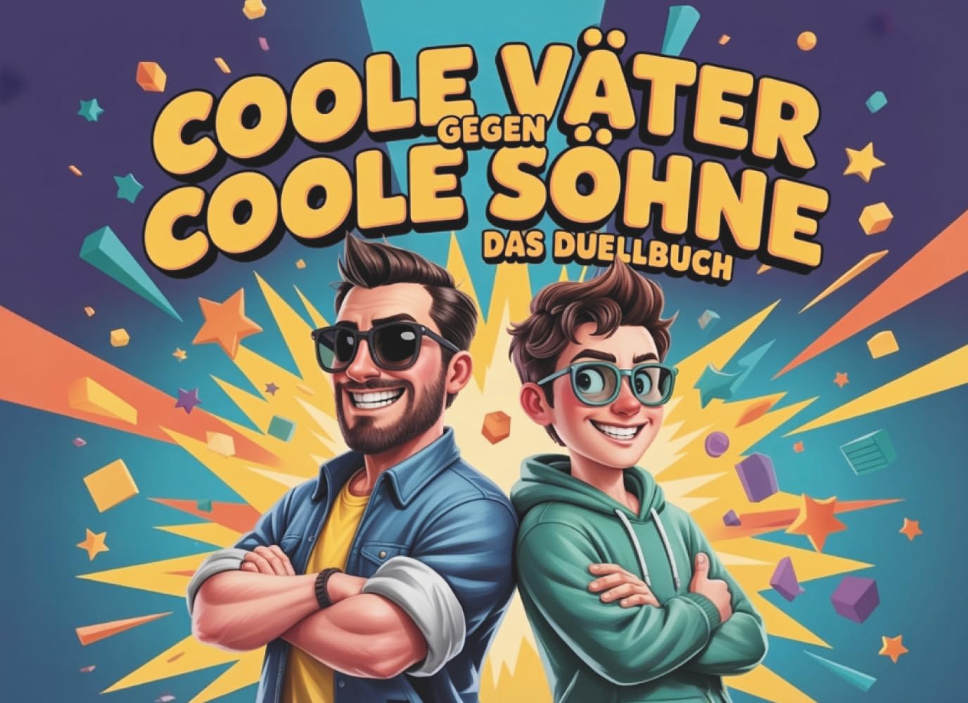 Coole Väter gegen Coole Söhne: Das Duellbuch für Väter als Geburtstagsgeschenk & Vatertagsgeschenk