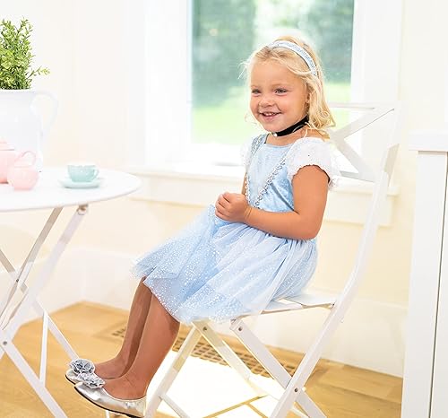 Miniatura 7 de Little Adventures Vestido de fiesta de princesa Cenicienta, lavable a máquina, disfraz infantil sin purpurina