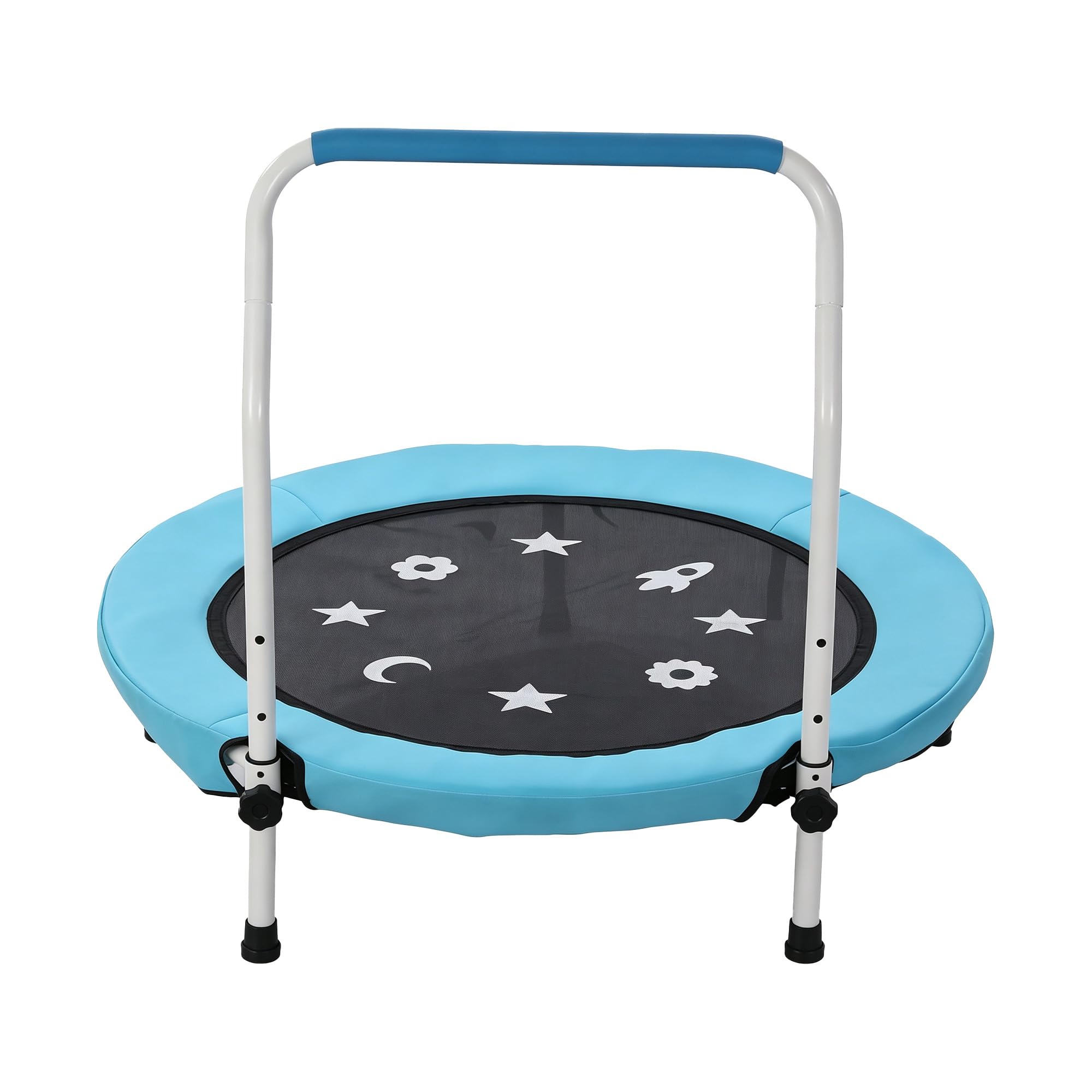 Garvee 91 cm Trampoline for Toddlers and Kids Handle Trampoline, Blue, 36 inches - Image 8