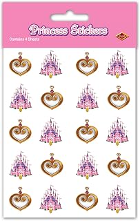 Princess Stickers (4 Shs/Pkg)