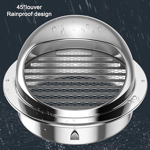 Miniatura 7 de Tapón de chimenea de acero inoxidable 304, protector de tubería para tubería, tapa de escape de lluvia, tapa de lluvia de chimenea, tapa de