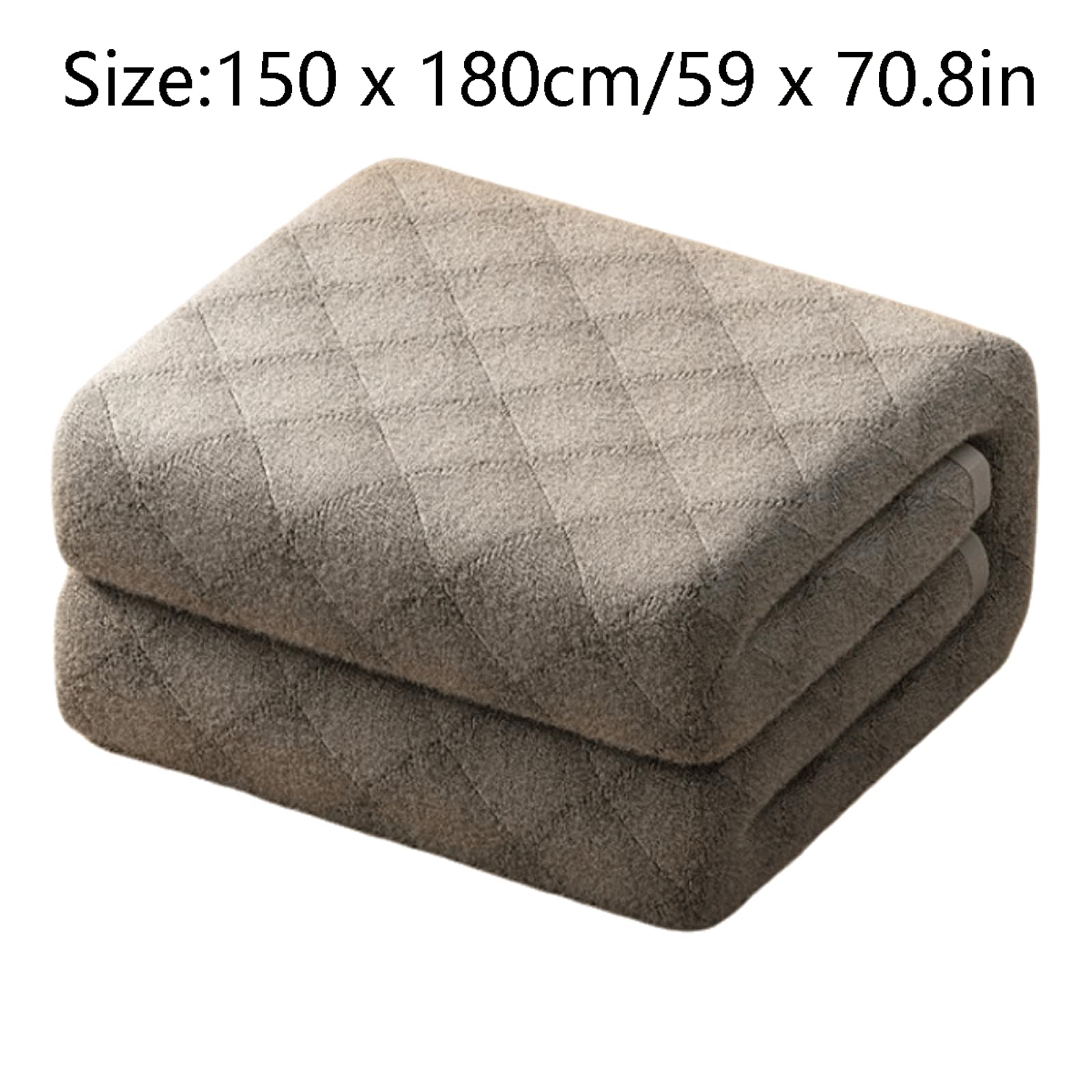 PEKJI Cotton Heated Throw Dual Control Electric Mattress Comfort Heated Electric Underblanket Quick Heating 4 Heat Settings