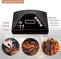 Vista 8 de Panel de control digital, piezas de repuesto Masterbuilt, compatible con Masterbuilt MB20071317/ 20071117/ 21071218 y más modelos de ahumadores