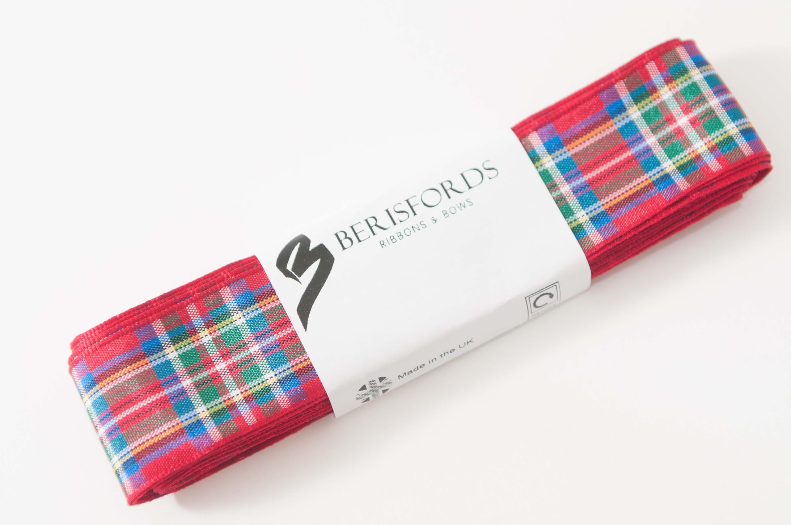 Berisfords Royal Stewart Tartan Ribbon Pack - 25 Mm - 1 X 5 Metres