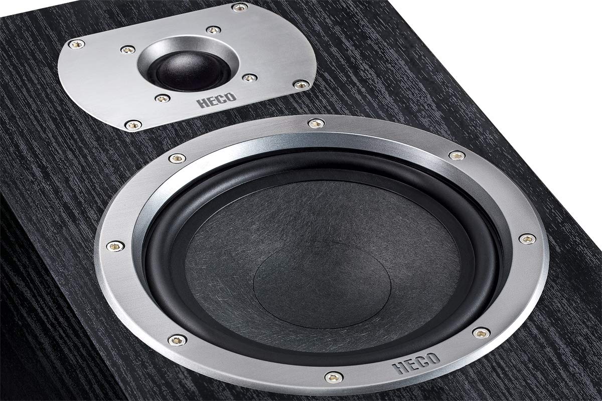 Enceintes Compactes Heco Victa Prime 202 - Paire Stéréo Home Cinema - Haut-parleur 120 Mm, Tweeter 20 Mm
