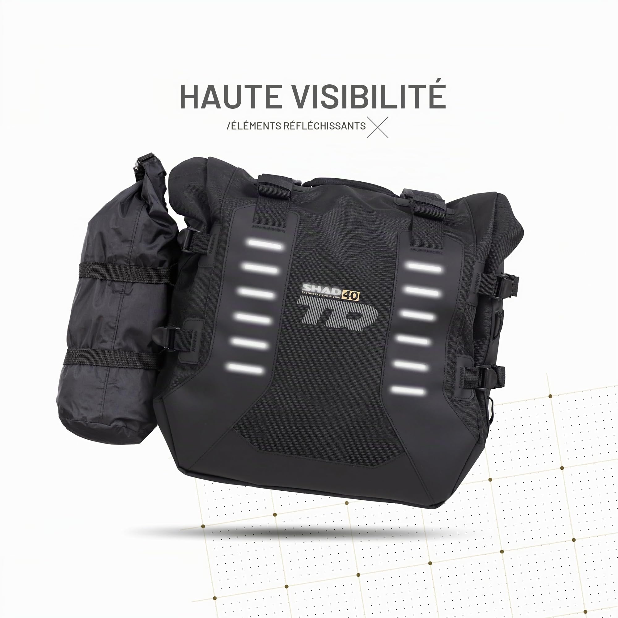 SHAD SACOCHES Terra Adventure TR40, Noir