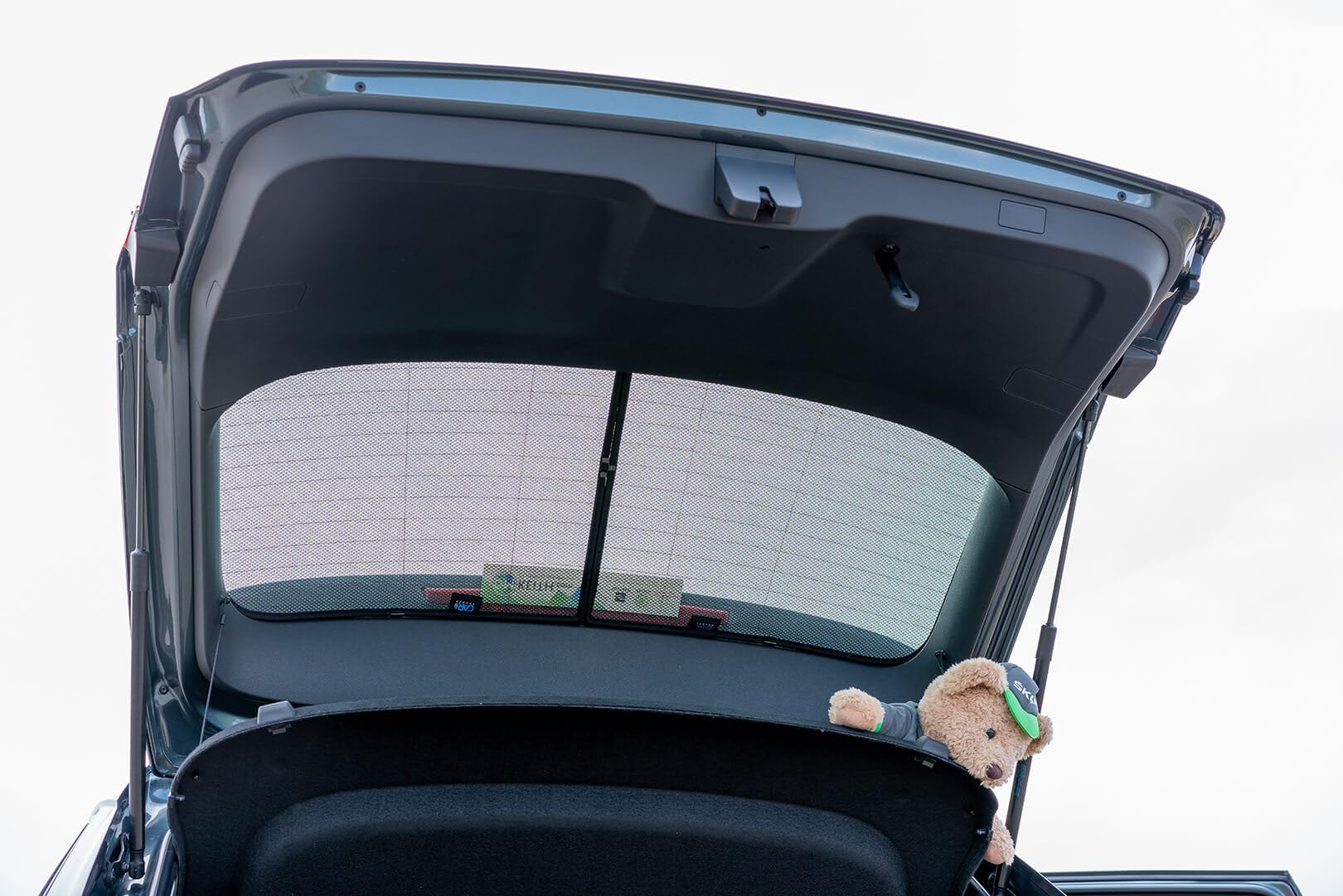 Satz Car Shades kompatibel mit Skoda Kamiq 2019- (6-teilig), Schwarz