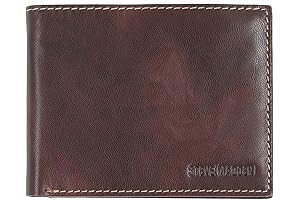 Tom Ford Men's Leather Wallet with RFID Protection and Attached Flip Pockets