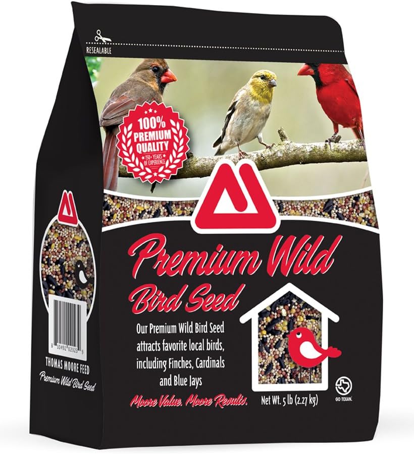 Tmf 100% Premium Quality Wild Bird Seed , 5 Lb