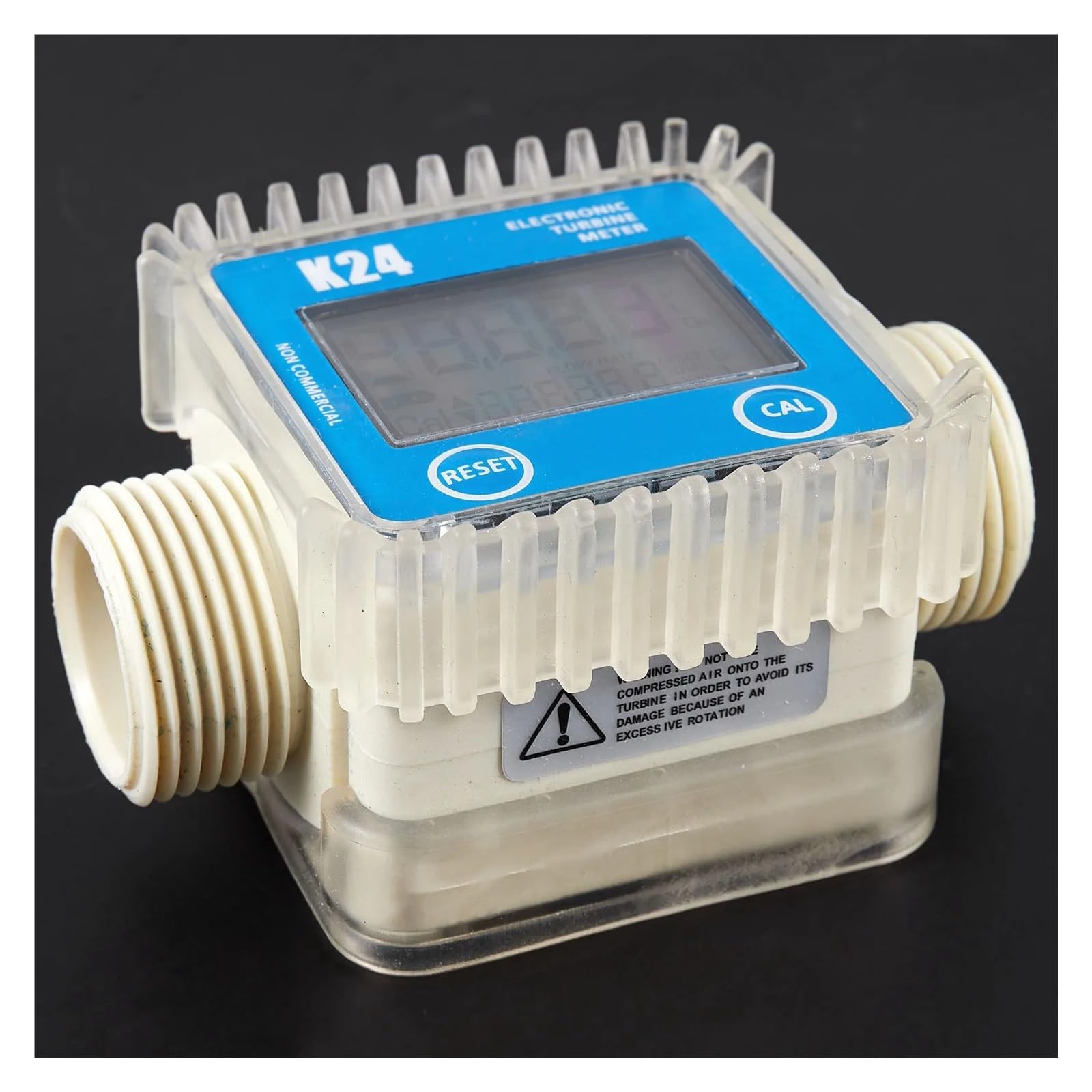 Contador de Agua, 1 Uds K24 Lcd Medidor De Flujo De Combustible Digital Ampliamente Utilizado For Productos Químicos Agua , para uso doméstico en el jardín