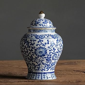 中華　壺 中国陶磁器 | 古染付六角形花鳥文壺 明末 17C | Gallery陽々