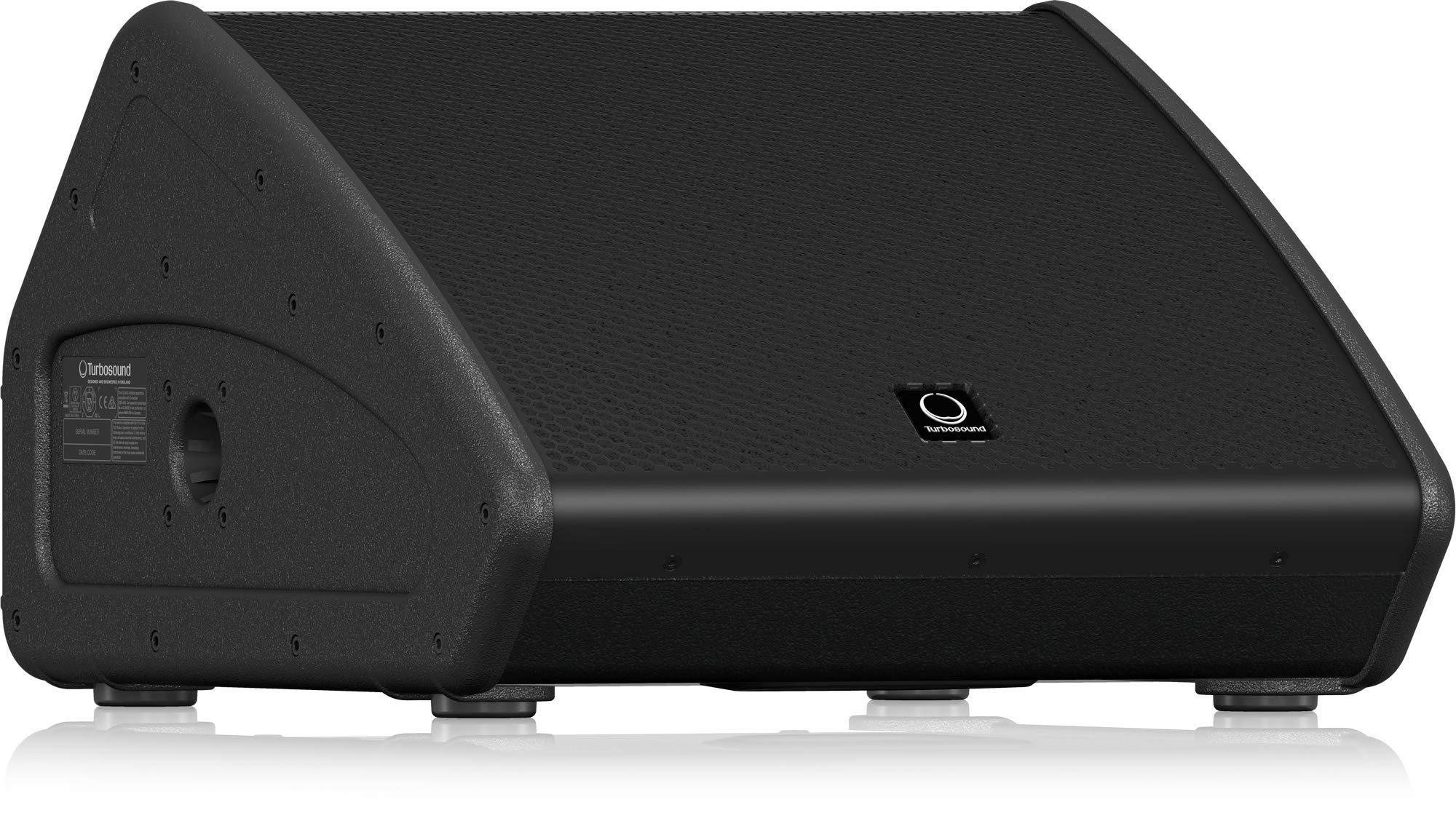 Turbosound FLASHLINE MONITORS TFX122M-AN Monitor de escenario coaxial de 1100 vatios, 2 vías y 12" con tecnología Klark Teknik DSP y ULTRANET