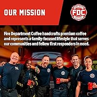 Vista 62 de Fire Department Coffee - Café de vainilla bourbon - Devuelve a los bomberos - Grano entero con infusión de vainilla y bourbon - Sin alcohol