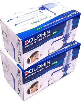 Dolphin Water Bottle Pump, 2PK