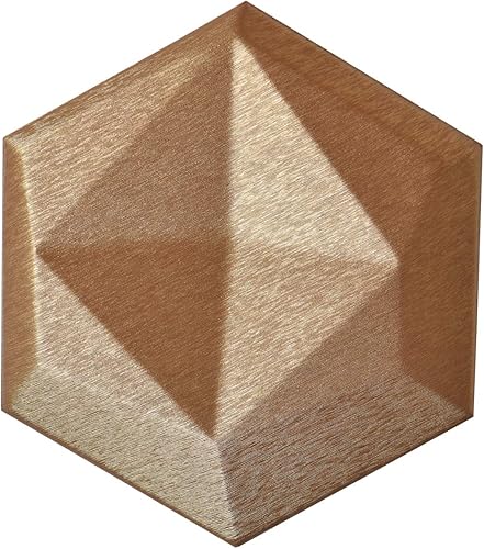 Miniatura 9 de Art3d Wallpanels Azulejos de piel sintética 3D azulejos de pared hexagonales de mosaico paquete de 20