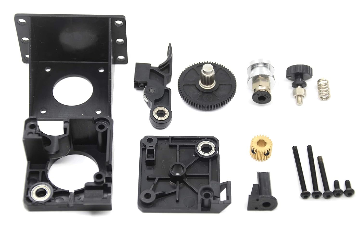 Befenybay Upgraded 3D Printer Extruder Parts with Mounting Bracket for ANYCUBIC Mega-SCR10V6 Hotend J-Head for 1.75mm Filament (Transparent Extruder) : Industrial & Scientific