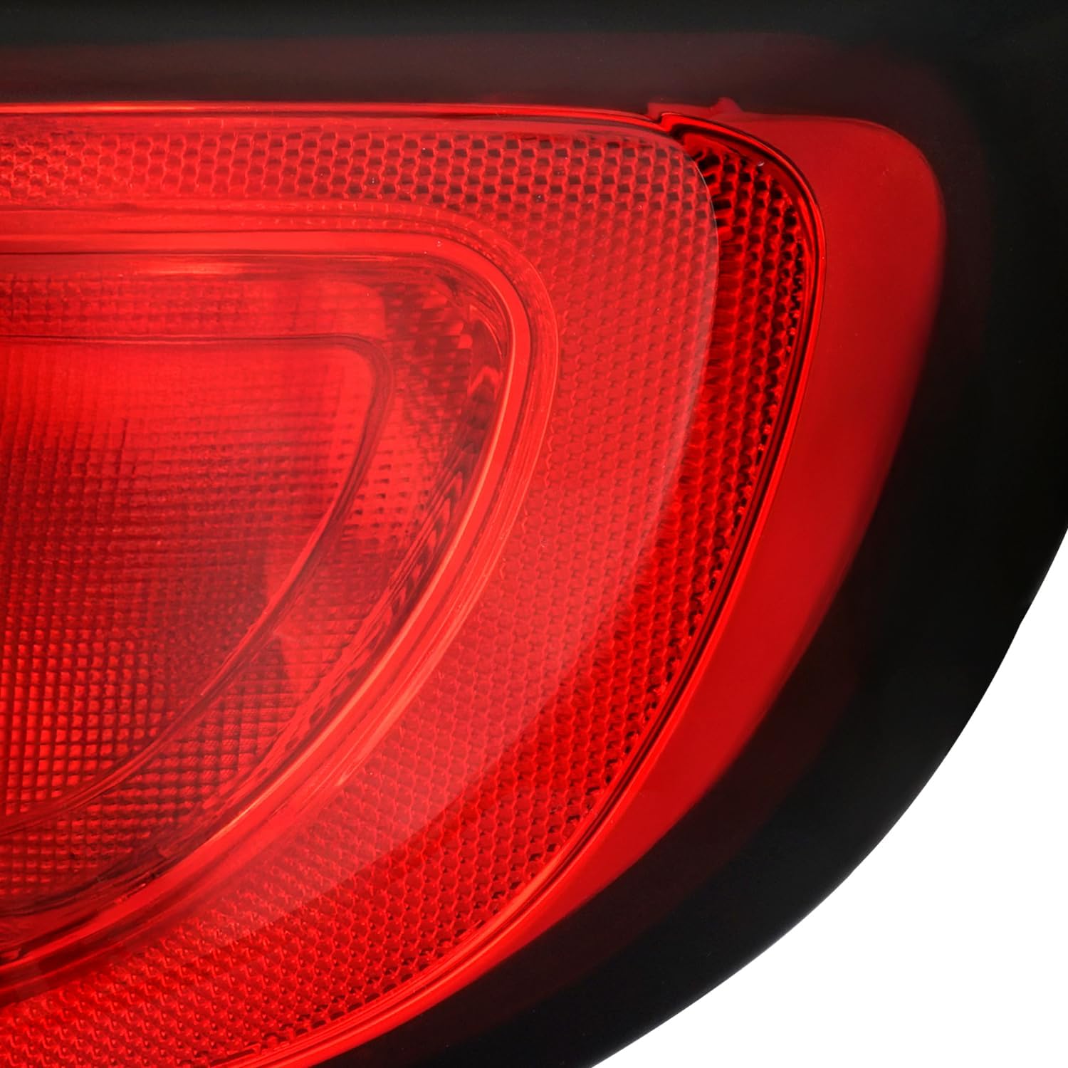 AKKON - Fits 2017-2022 Chrysler Pacifica 20-21 Voyager [Halogen Type] Chrome Red Brake Tail Light Outer Passenger Right