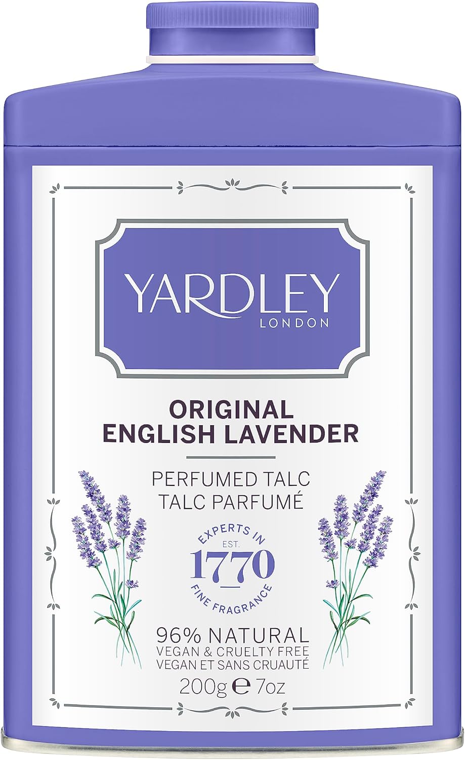 Yardley Of London Original English Lavender Talc for her 200g Amazon
