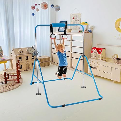 Miniatura 8 de Gymnastics Bar for Home Expandable Adjustable Height Gymnastic Horizontal Bars Folding Junior Training Kip Bar Equipment for