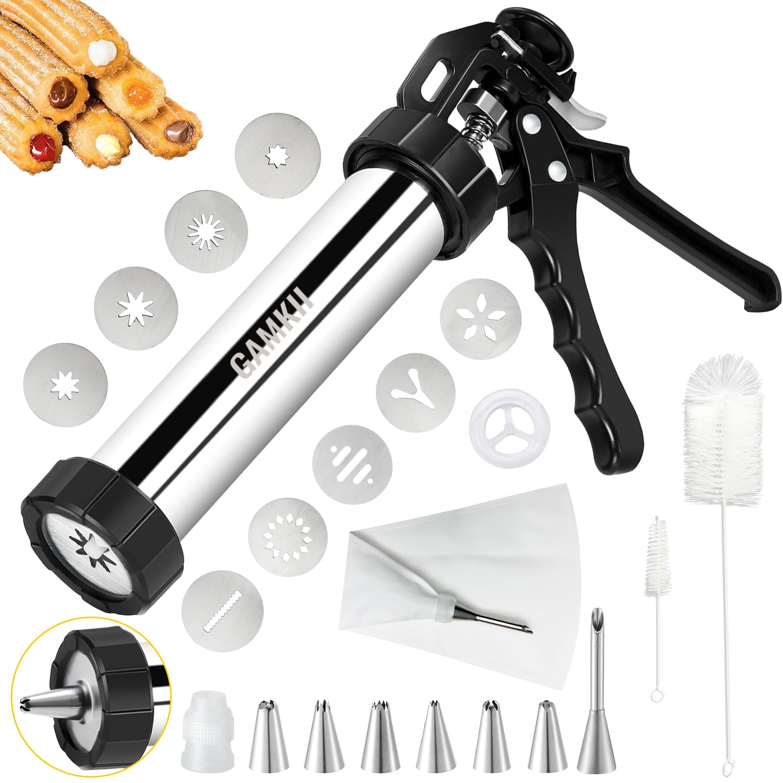 QXQXIN Churro Maker and Cookie Press