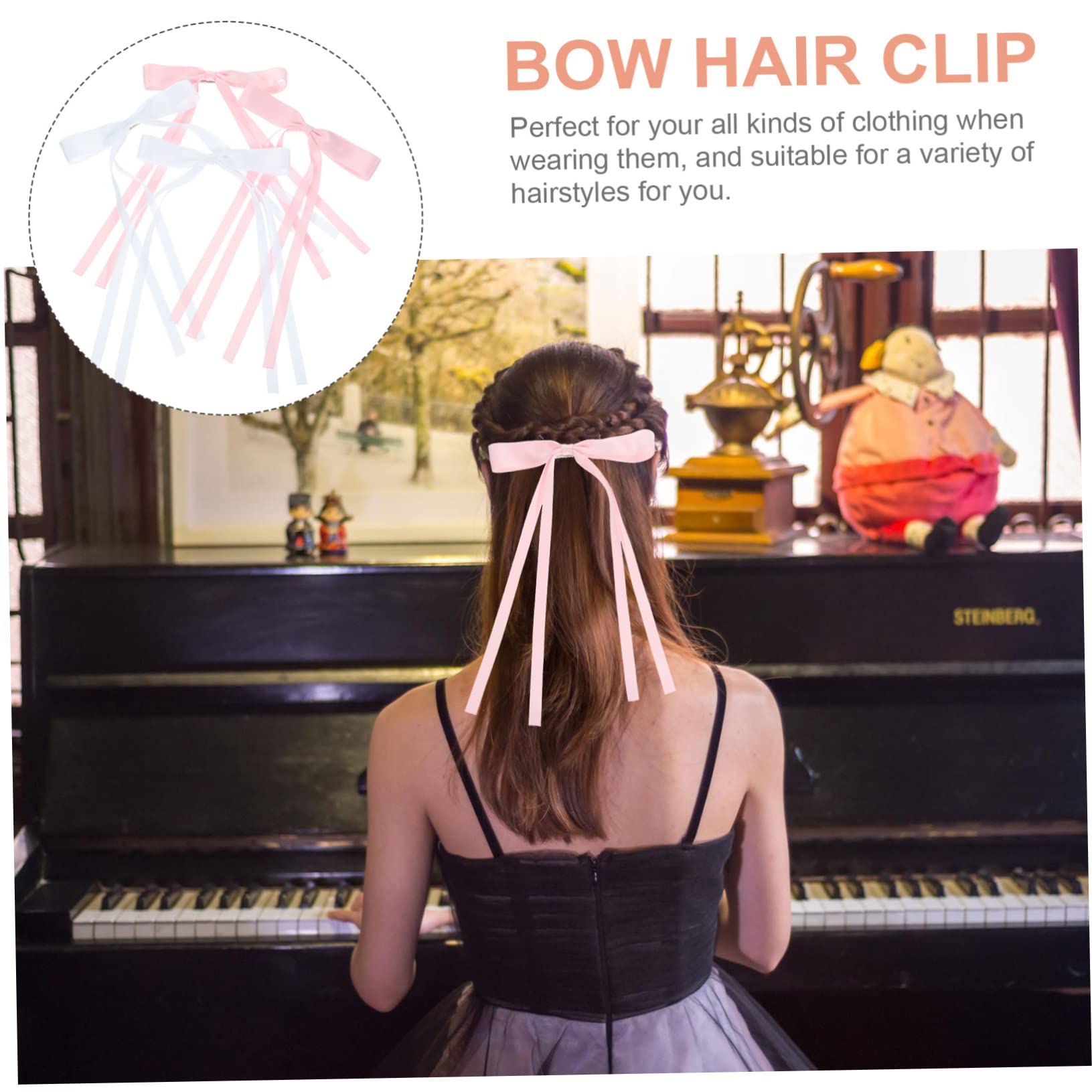 ABOOFAN 16stücke Haarklammern Mit Schleifen Und Ripsband Für Frauen Elegante Haaraccessoires Für Hochzeiten Bälle Geburtstagsfeiern Und Mehr Leicht Und Langlebig Für Langes Haar