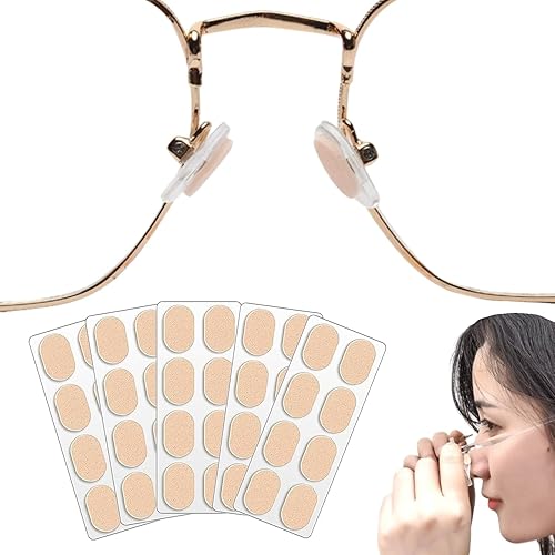Miniatura 1 de 120 pares de almohadillas de espuma suave para la nariz, almohadillas autoadhesivas para la nariz, agarre antideslizante para anteojos, lentes de