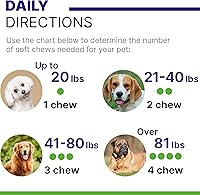 Vista 7 de ADVANCED Suplemento de cáñamo para cadera y articulaciones para perros, glucosamina para perros, golosinas para aliviar el dolor