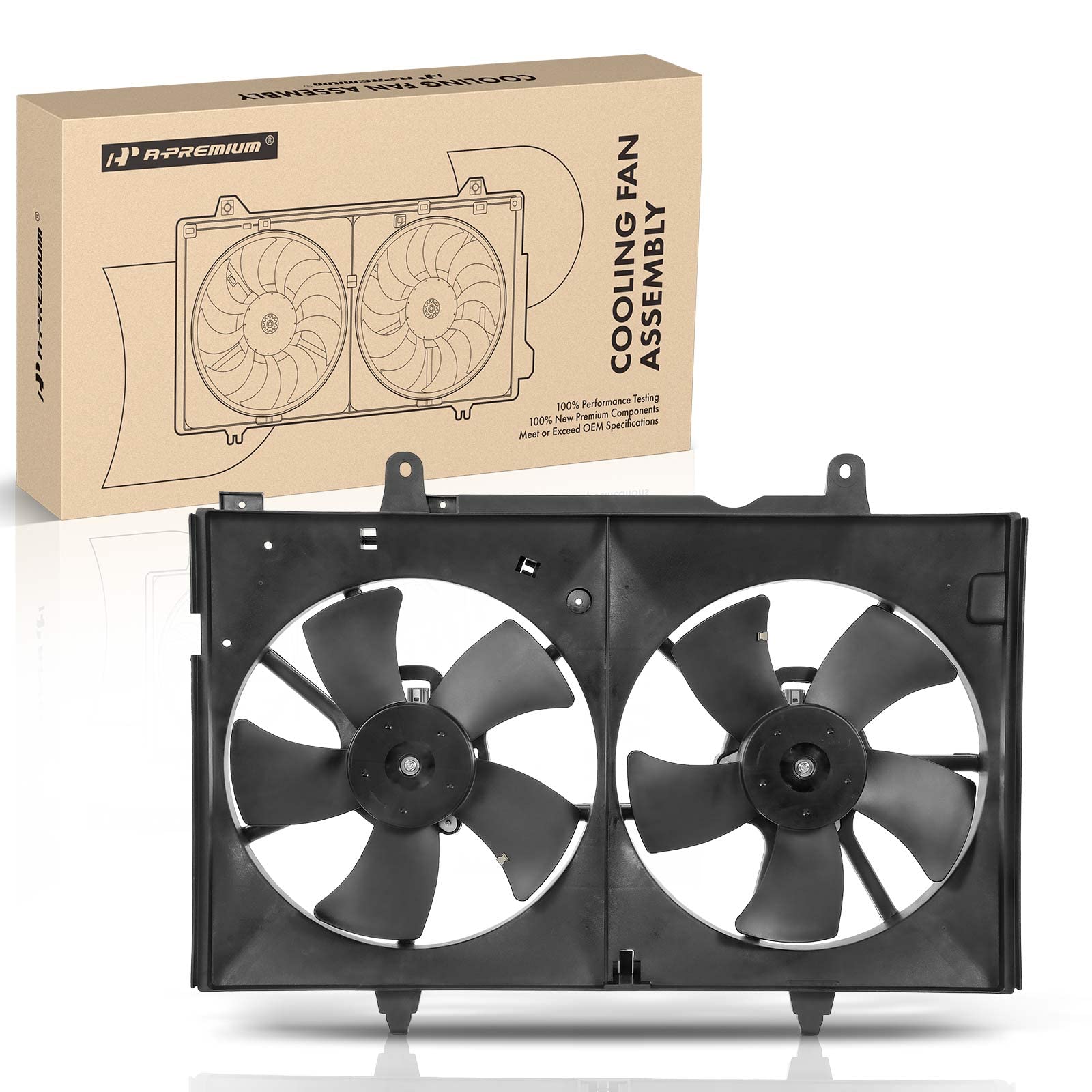 Amazon.com: A-Premium Engine Radiator Cooling Fan Assembly 