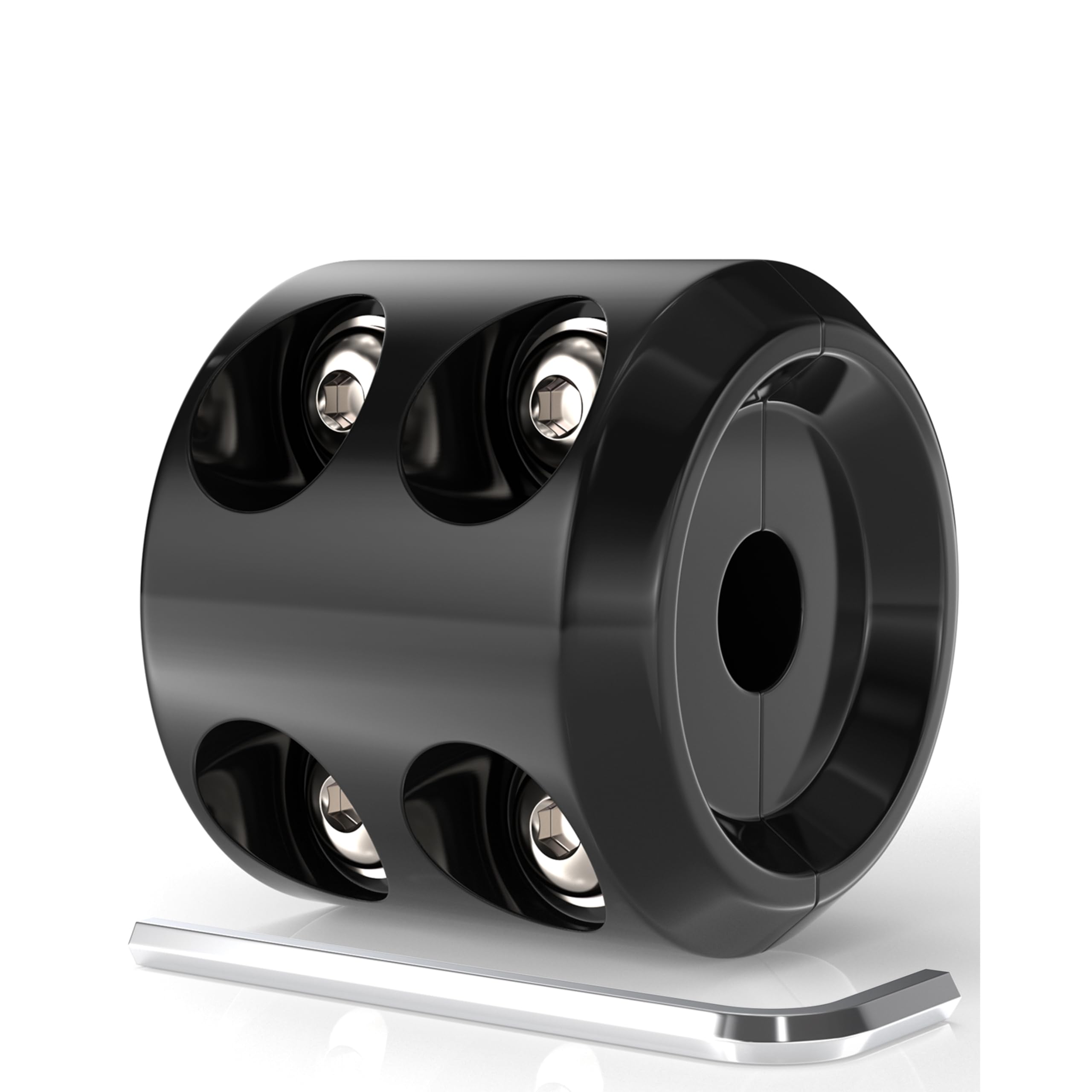 Butée De Treuil En Caoutchouc Pour Crochet De Câble, économiseur De Corde En Caoutchouc Pour Treuils De VTT, UTV, SUV Avec Clé Allen (noir