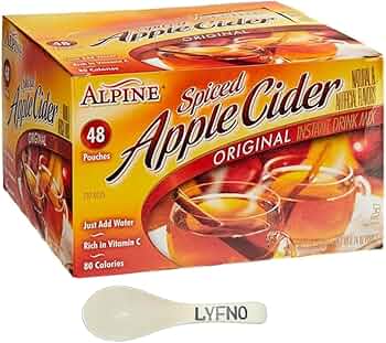 Amazon.com : Alpine Spiced Apple Cider Original (48 Pouches) 0.74
