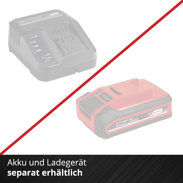 Einhell Akku-Vertikutierer-Lüfter GE-SA 36/35 Li-Solo Power X-Change (Li-Ion, 36 V, bürstenloser Motor, 35cm Messerwalze, 28L Fangsack, einstellbare Arbeitstiefe, ohne Akku & Ladegerät) - 5