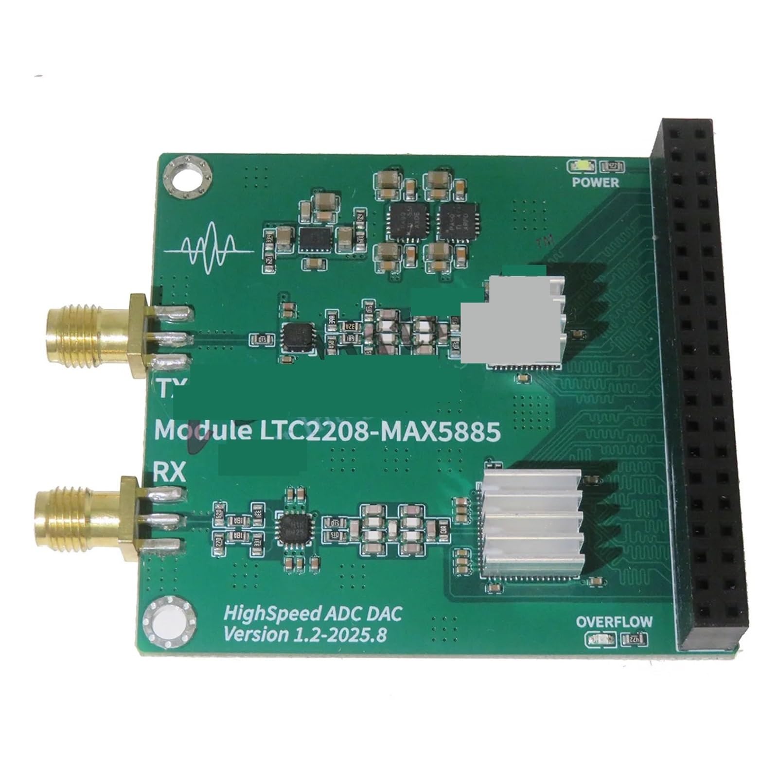 GTGFCSP LTC2208 MAX5885 High Speed ADC Module,High-speed DAC Module