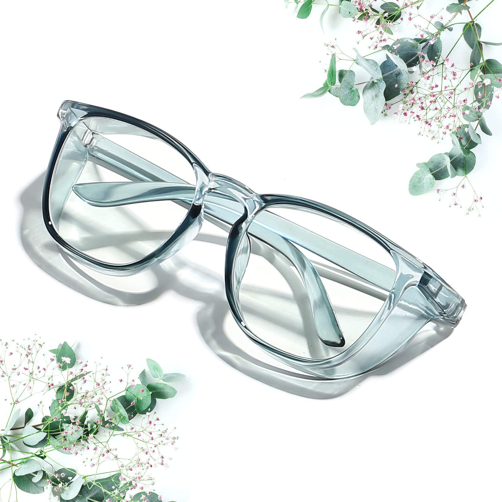 Safety Glasses Goggles Anti-fog Protective Eyewear, Clear Anti-Scratch/ Anti-Blue Ray