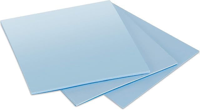 Poppstar 3 podkładki termoprzewodzące 50x50mm, przewodność cieplna 6W/mk (o 3 grubościach: 0,5mm/1mm/1,5mm), kolor niebieski
