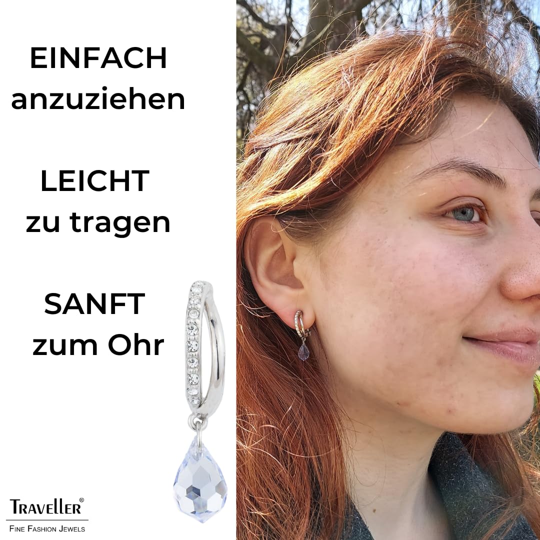 Traveller Ohrclip - Hänger - Kristalle