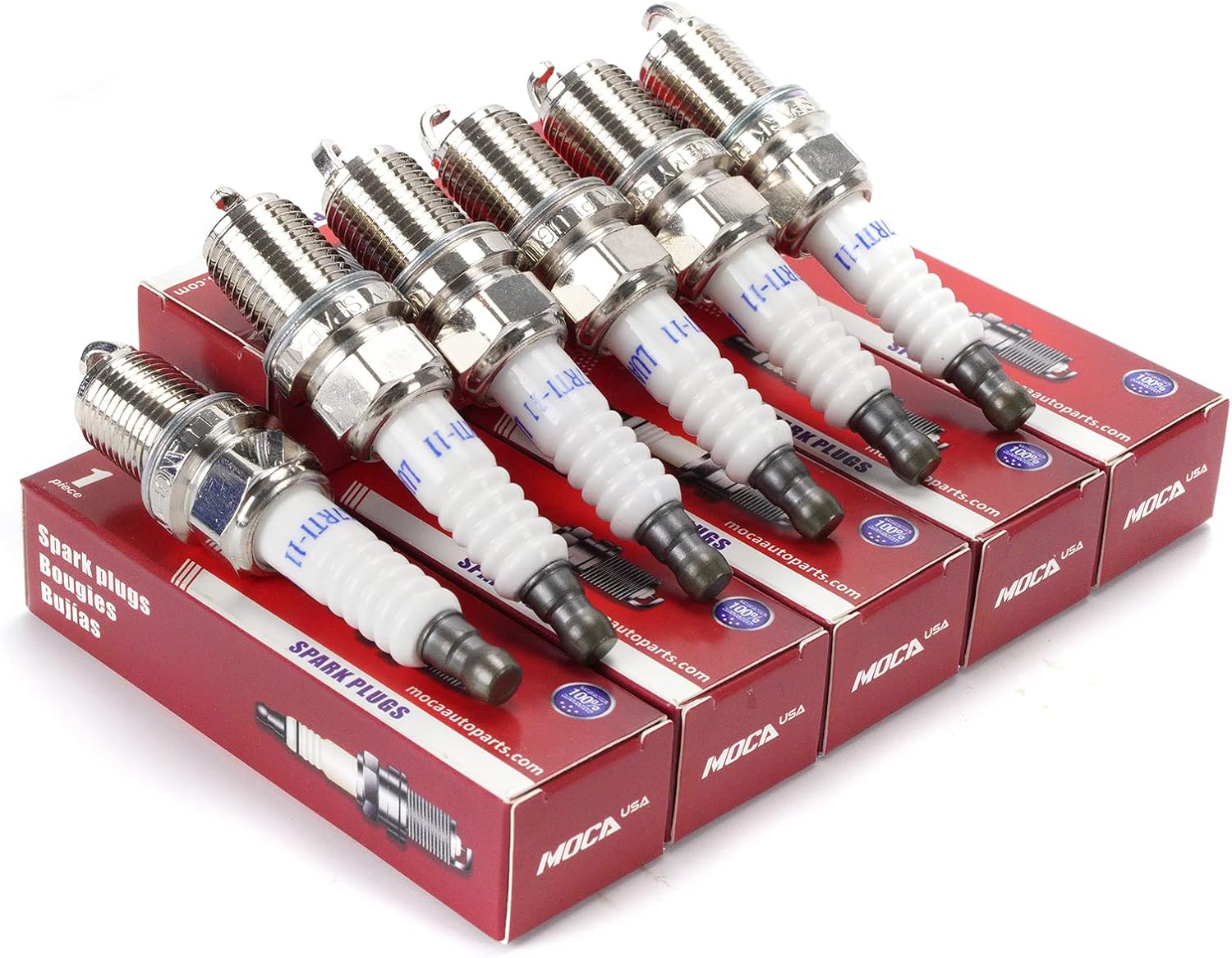 Spark Plug 3764 fit 1991-2012 for Toyota Camry & 1990-2012 for Lexus LS400 &1990-2004 for Subaru Impreza & 1995-2008 for Suzuki Swift & 2011-2020 for Mitsubishi RVR