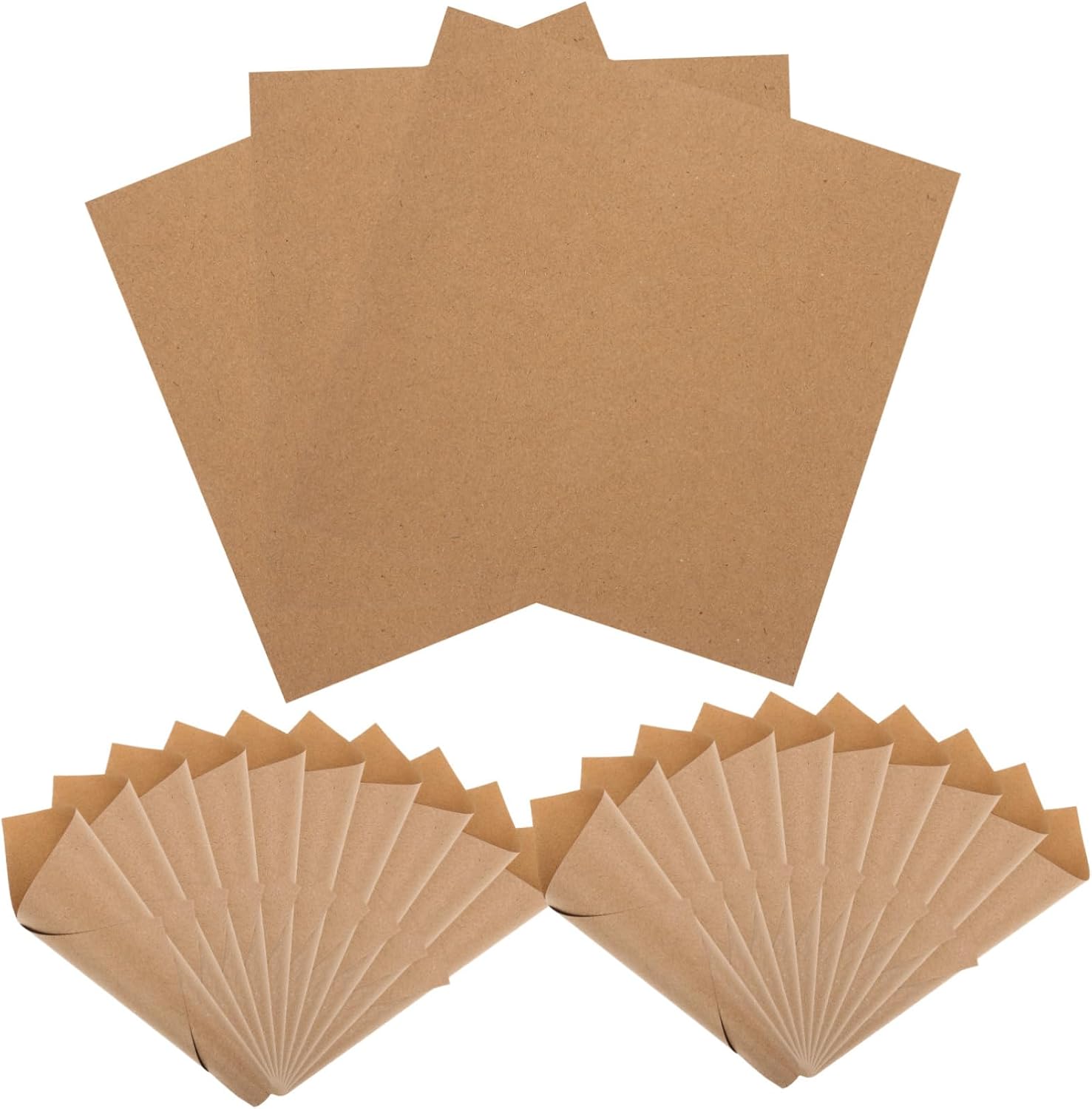 Veemoon 5sets Petal Cones for Weddings Parties Projects Blank Kraft Paper Flower Holders for Creative Decoration and Ample Confetti Storage