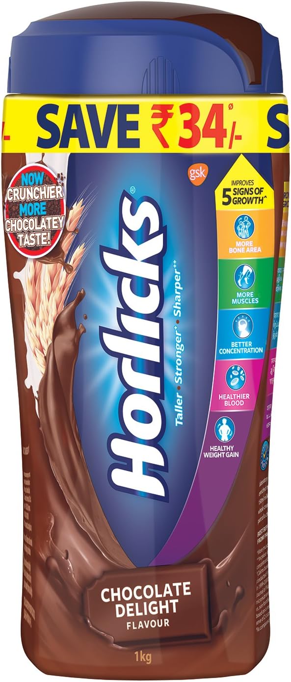 Horlicks Chocolate, 1 Kilogram(kg)