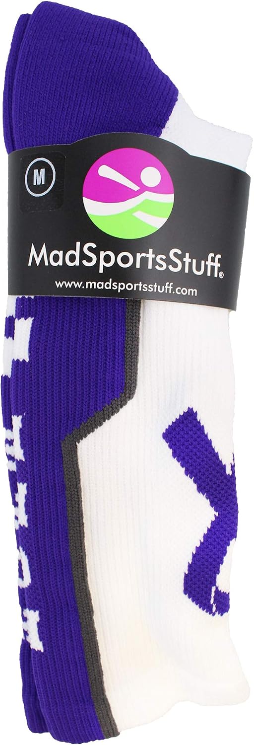 MadSportsStuff Relay for Life Hope Cancer Awareness Athletic Crew Socks