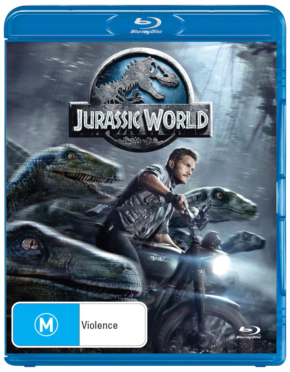 Jurassic World Blu-Ray edición Italia y Australia película original de ciencia ficción