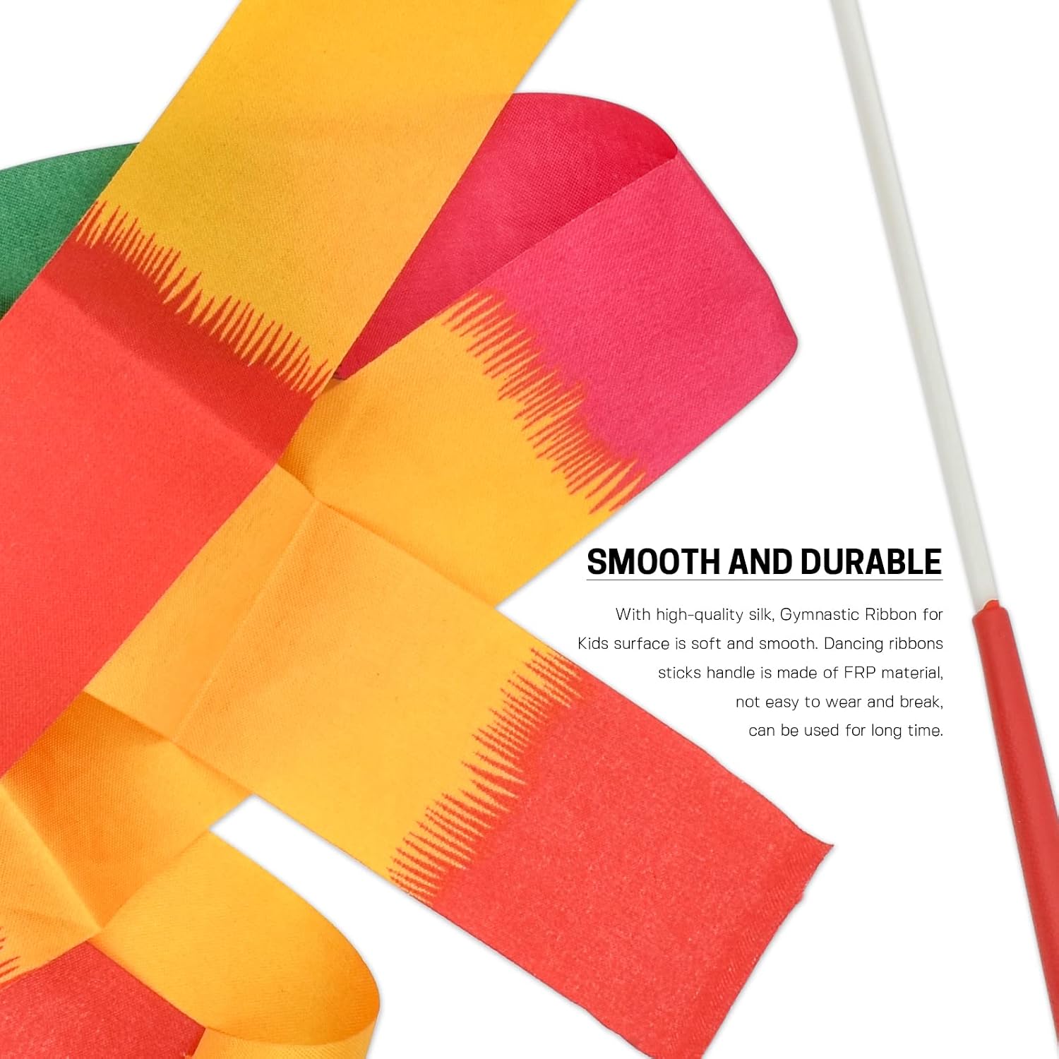 Skyzone Dance Ribbons Streamers for Children,8 Pcs 2M Rhythmic