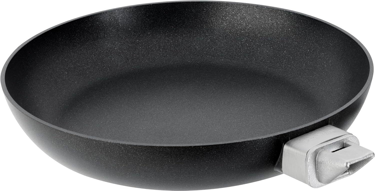 Scanpan URBAN 8 Inch Fry Pan - Detachable Handle Saves Space, Compatible with Gas and Electric Stovetops, Metal Utensil Safe, Oven Safe to 500°F, Dishwasher Safe