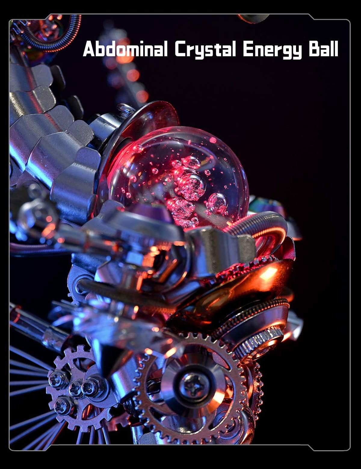 Rompecabezas de metal 3D, modelo de caballito de mar, más de 1000 piezas, caja de música steampunk, kit de montaje de rompecabezas mecánico, decoración única para el hogar y exhibición