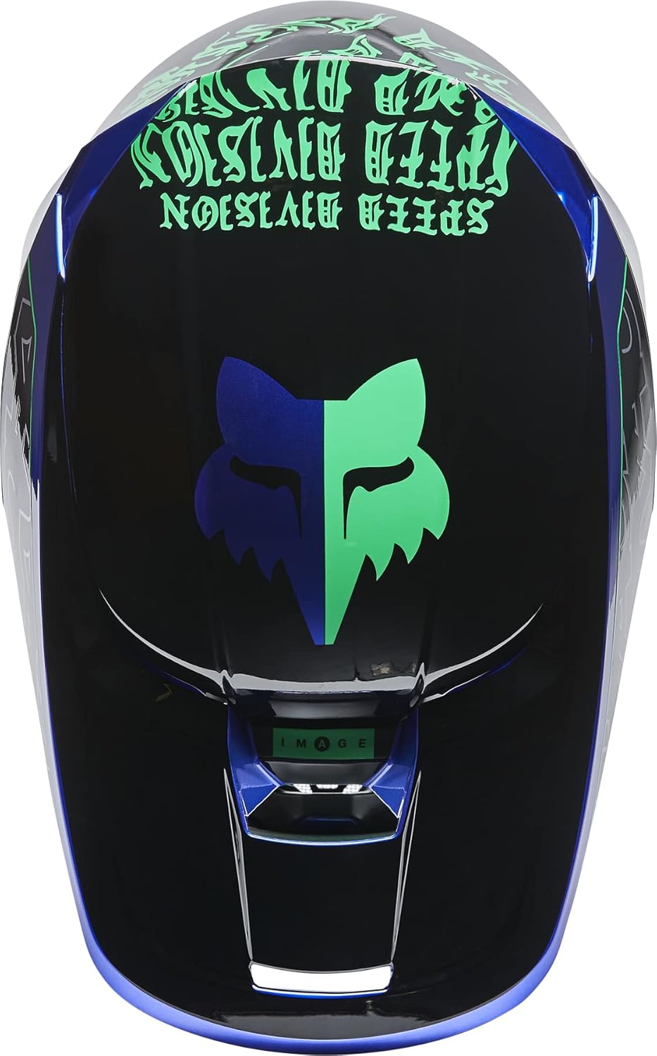 Fox Racing Unisex V1 Motocross Dirt Bike Helmet, Blue, X-Large