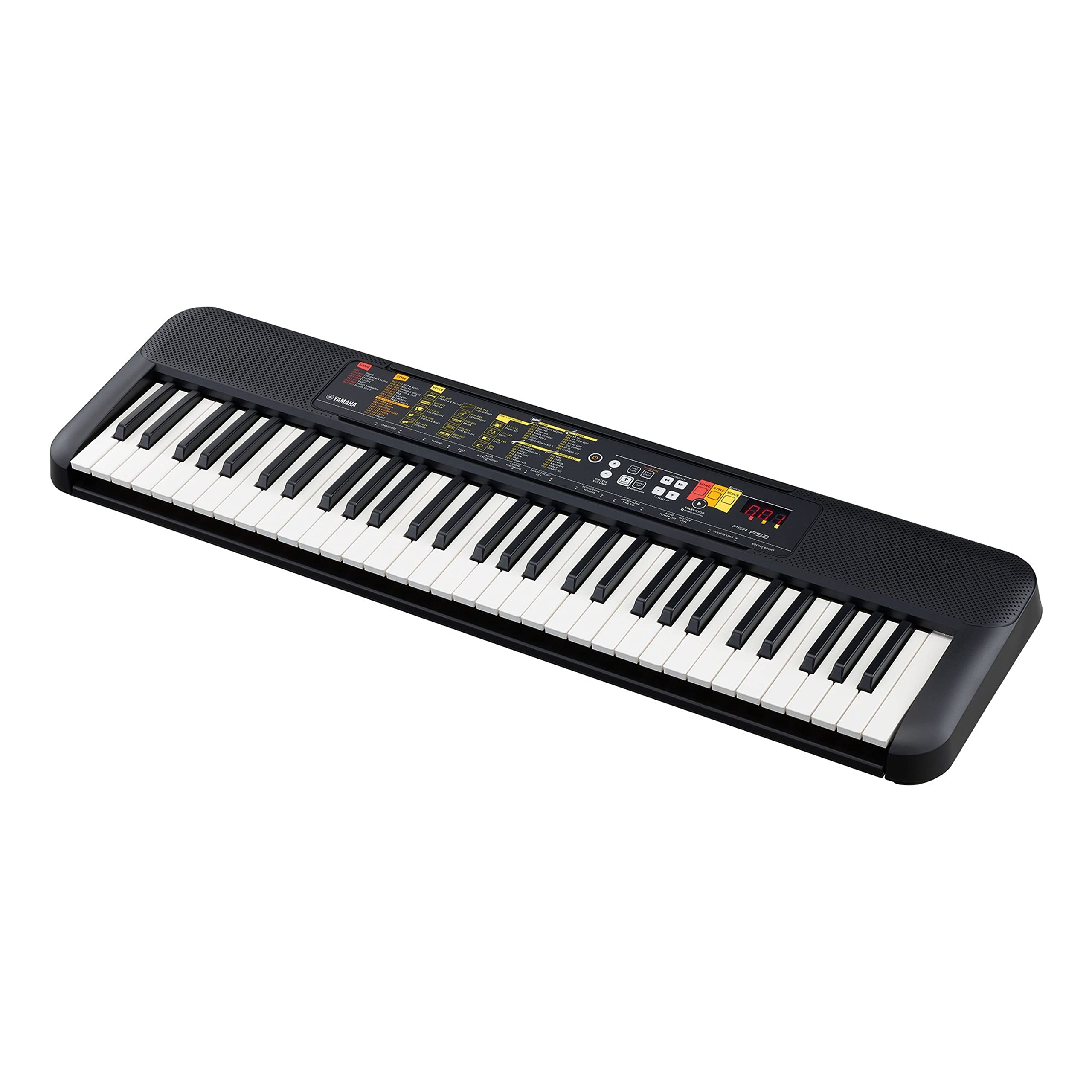 Yamaha PSR-F52 キーボード Yamaha PSR-F52 Digital Keyboard, schwarz – Kompaktes