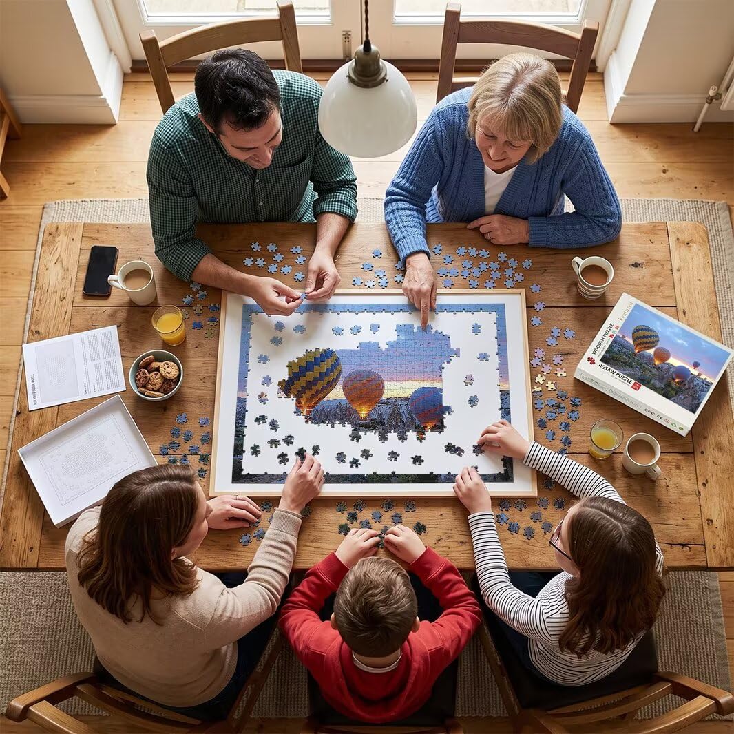 Puzzle Mongolfiera, Puzzle 5000 Pezzi Arte per Adulti, Regalo Donna -4729