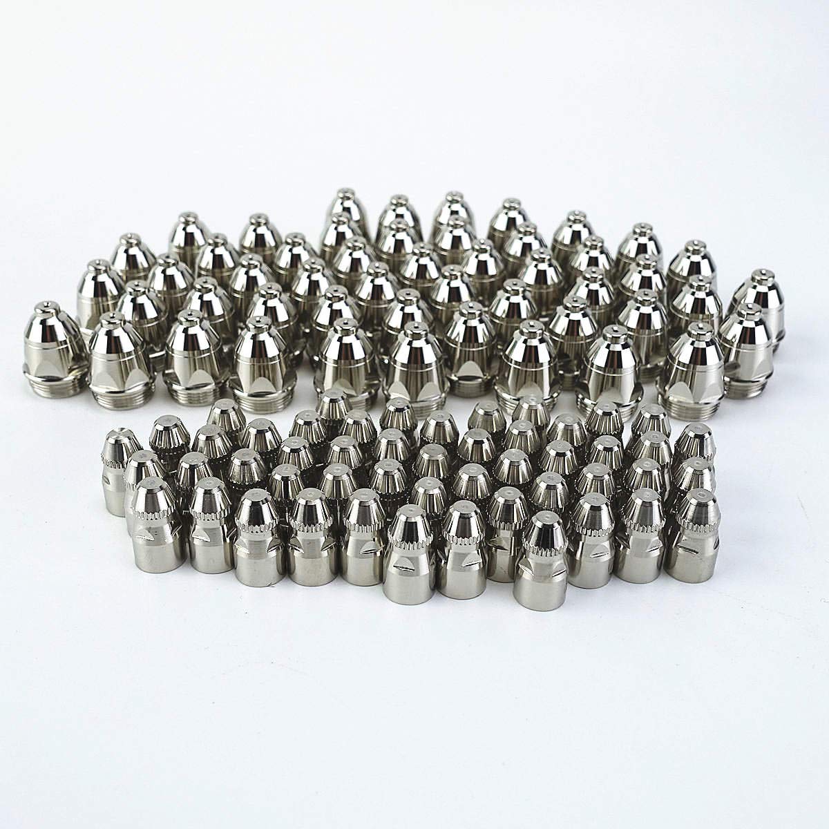 P80 Cutting Torch Consumable 100pcs, Cutting CNC 60A 80A 100A P80 Plasma Torch Tip Electrode Nozzle (Premium, 1.7mm 100A)