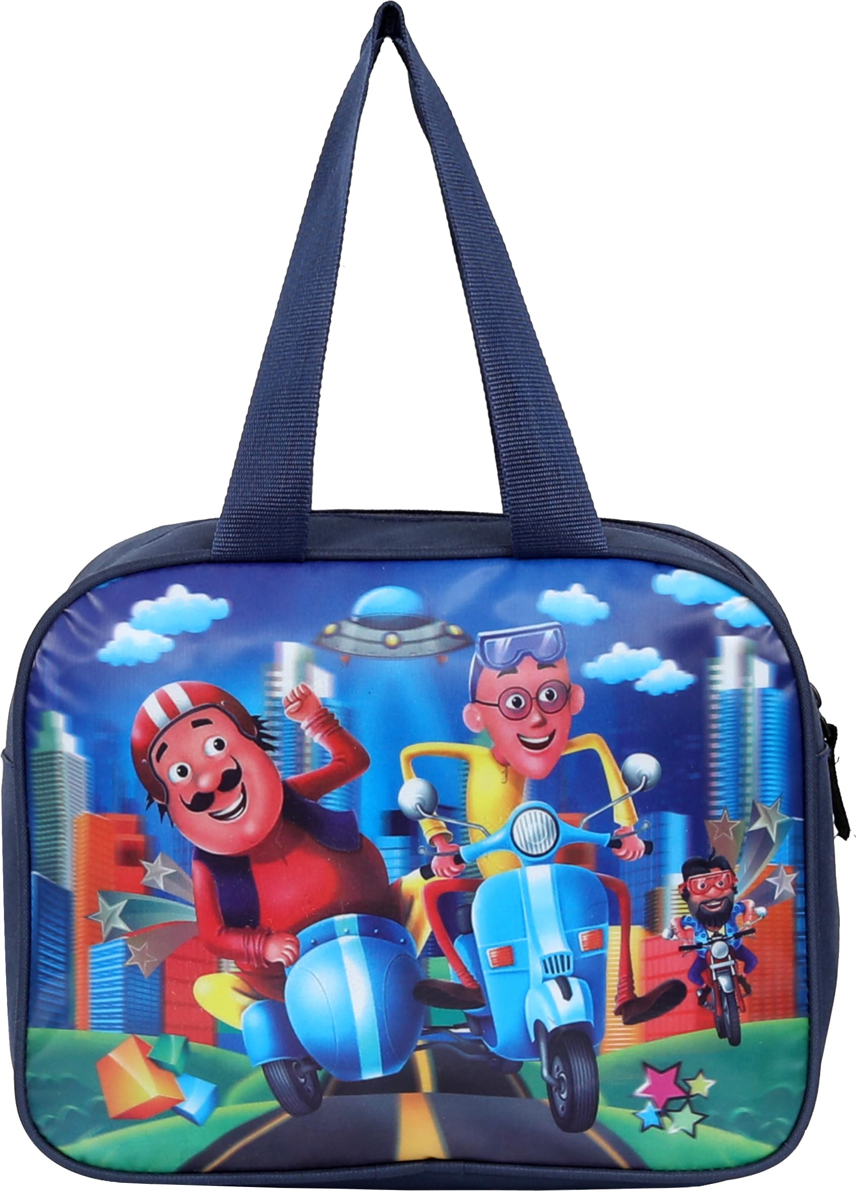 K_Y Motu Patlu 3D Printed Pack of 1 Lunch Tiffin Bag Picnic Bags Waterproof Lunch Bag (Blue, 5 L) (B0CXSSTBTZ) Amazon Price History, Amazon Price Tracker