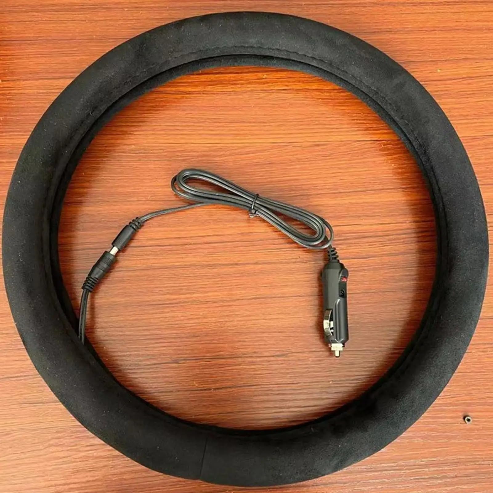 Winter Auto Lenkradschutz Lenkradheizung 12V, beheizt, warm, atmungsaktiv, Autozubehör, Lenkradbezug für LKWs, Pickups, Wohnmobile, Camping, täglicher Arbeitsweg