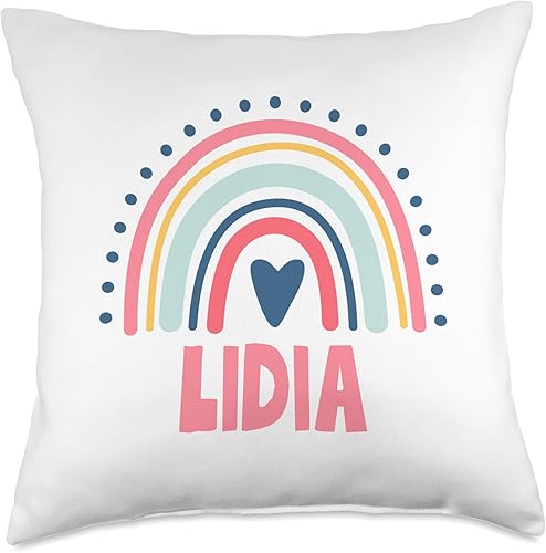 Miniatura 4 de Lidia Name Custom Woman Myth Legend Pink Birthday Party Throw Pillow, 16x16, Multicolor